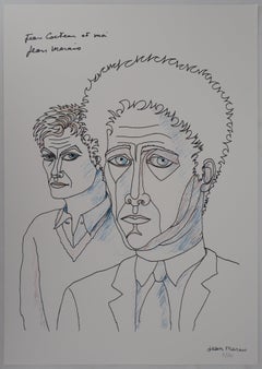 Jean Cocteau and Me - Lithograph, Numbered /100
