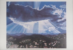 Jean MARAIS : Sunny Landscape (Vallauris), Signed lithograph