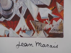 Jean MARAIS: Der Siegelring, signiert, Offsetdruck