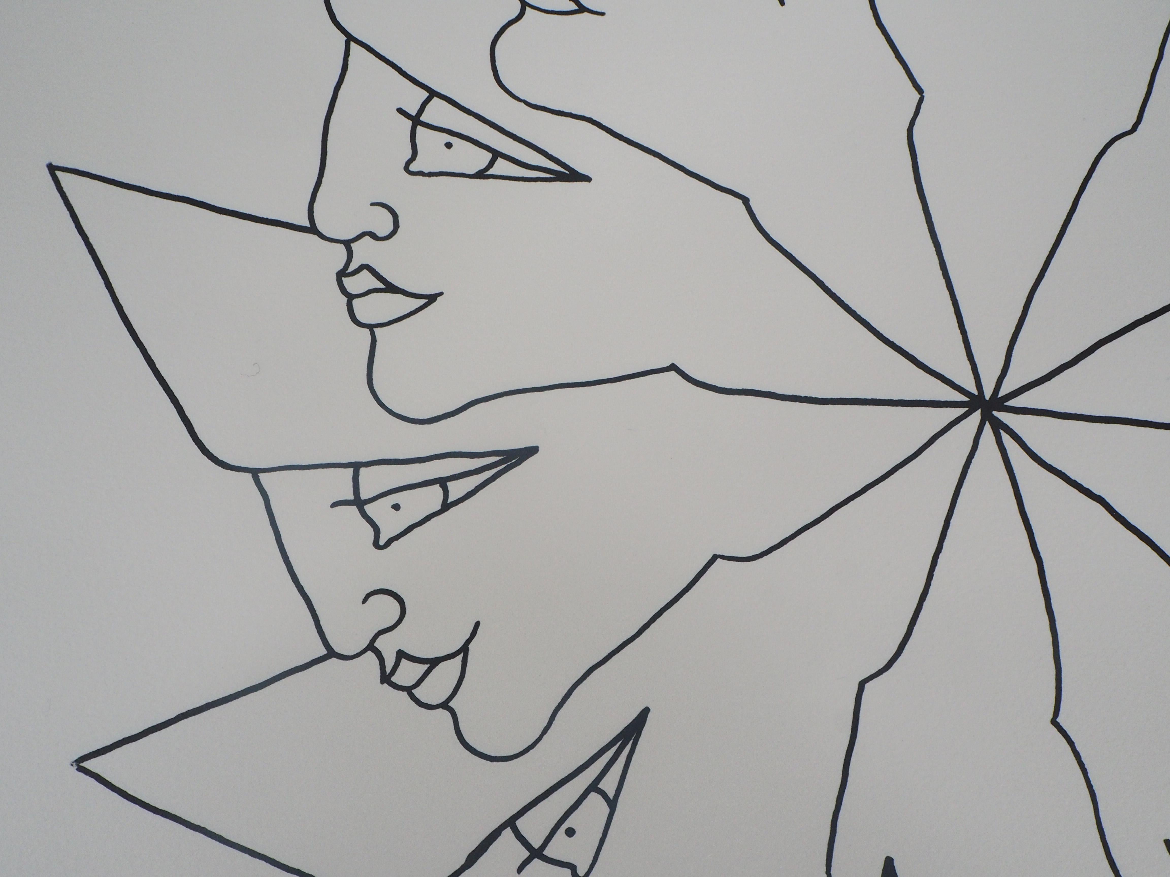 Jean Marais (1913 - 1998)
La Ruota della Vita : Verso il futuro

Litografia originale
Firmato con il timbro dell'artista
(reca anche la firma stampata nel piatto)
Numerato / 100 copie
Su pergamena Arches 65 x 50 cm (circa 26 x 20