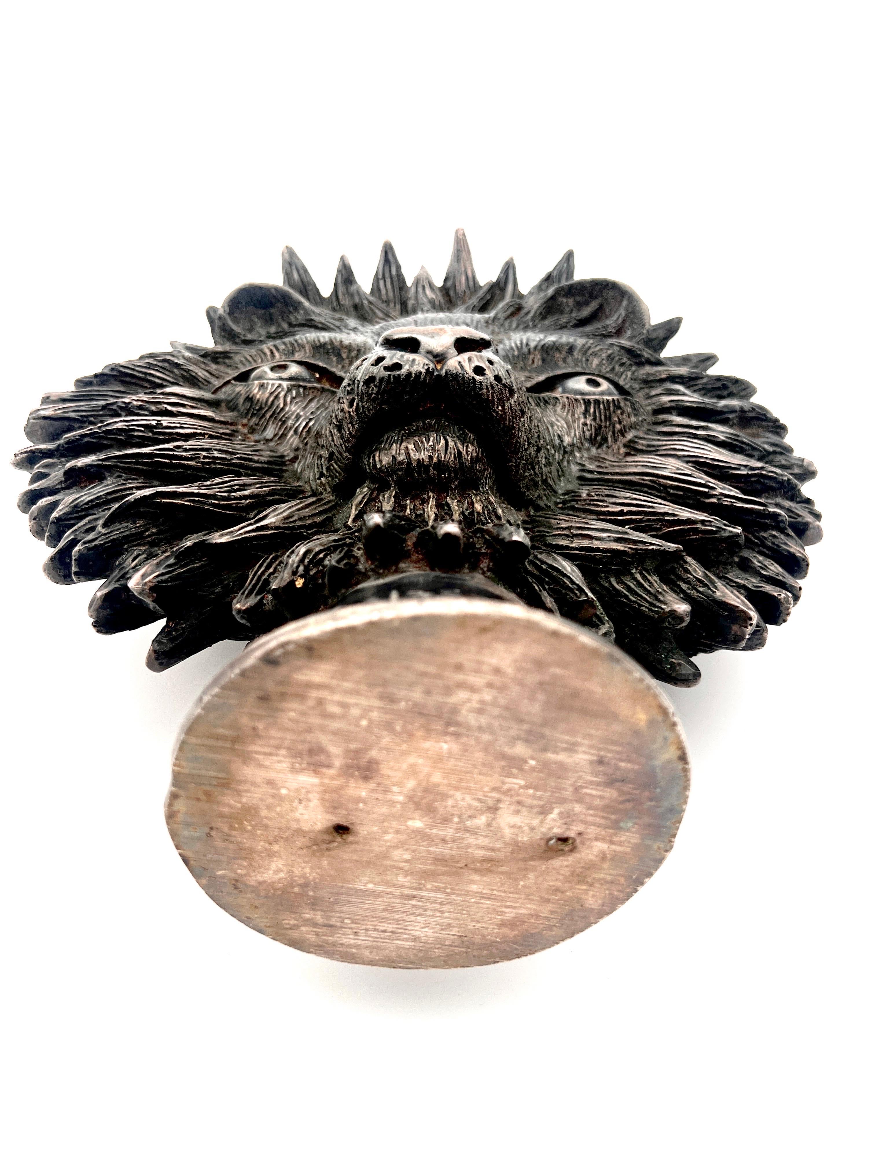 Jean Marais (1913-1998)The beast and the beauty (1947) sculpture en bronze signée. en vente 2