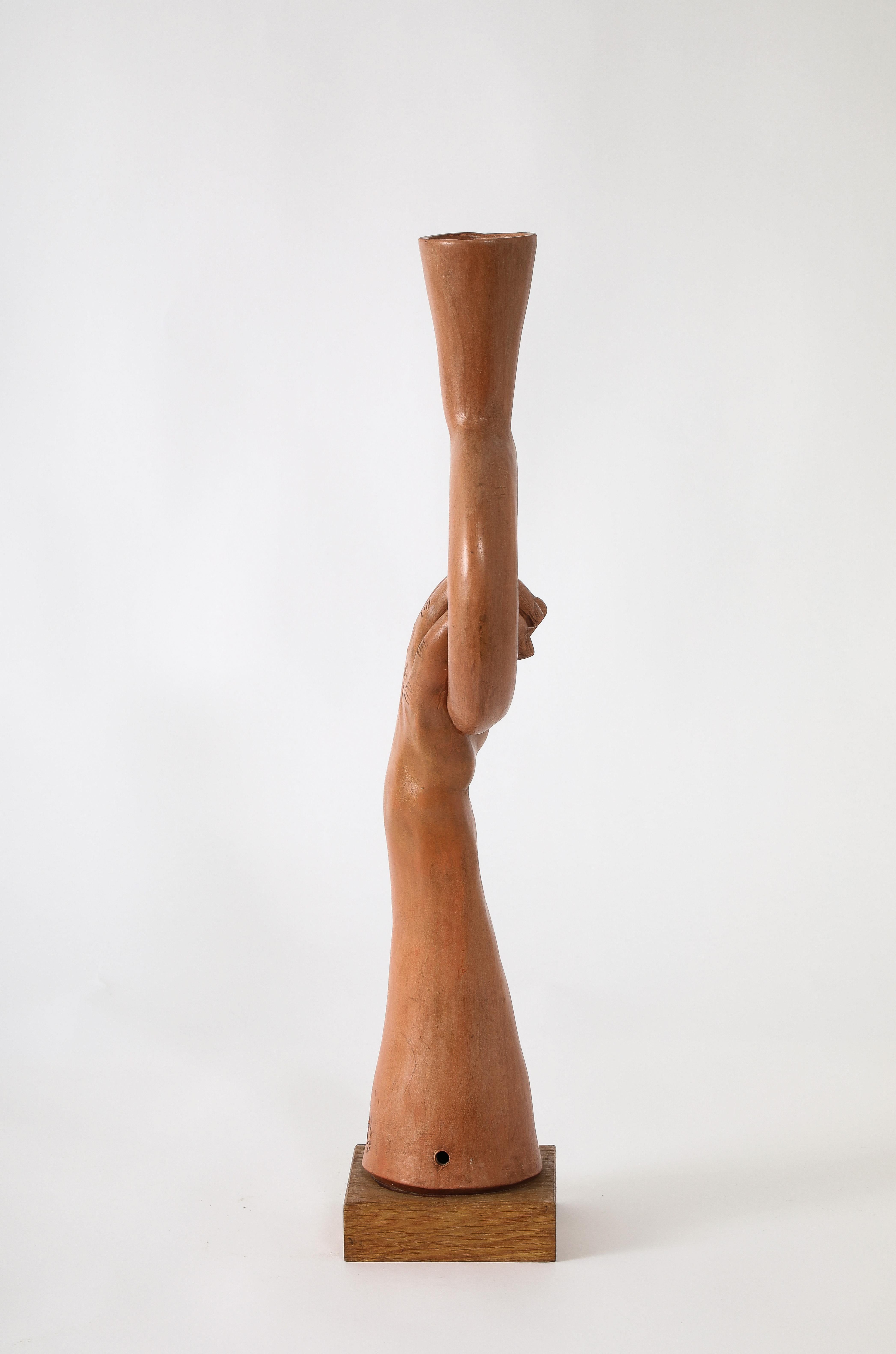Jean Marais Hand Lamp, France 1950's For Sale 5