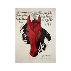 Affiche Hippodrome Jean Gabin de Jean Marais, 1993