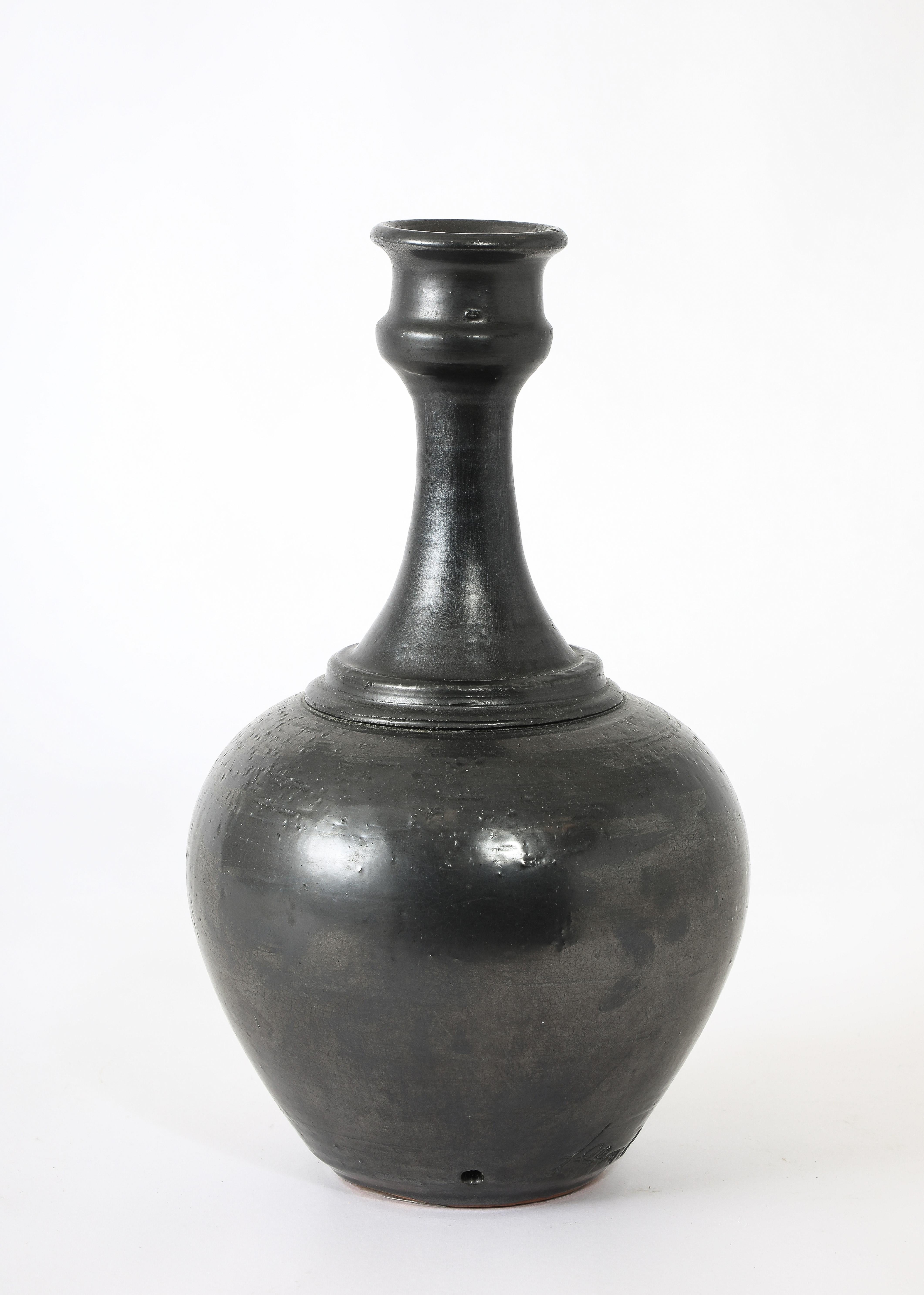 Ceramic Jean Marais Table Lamp, France 1950's For Sale