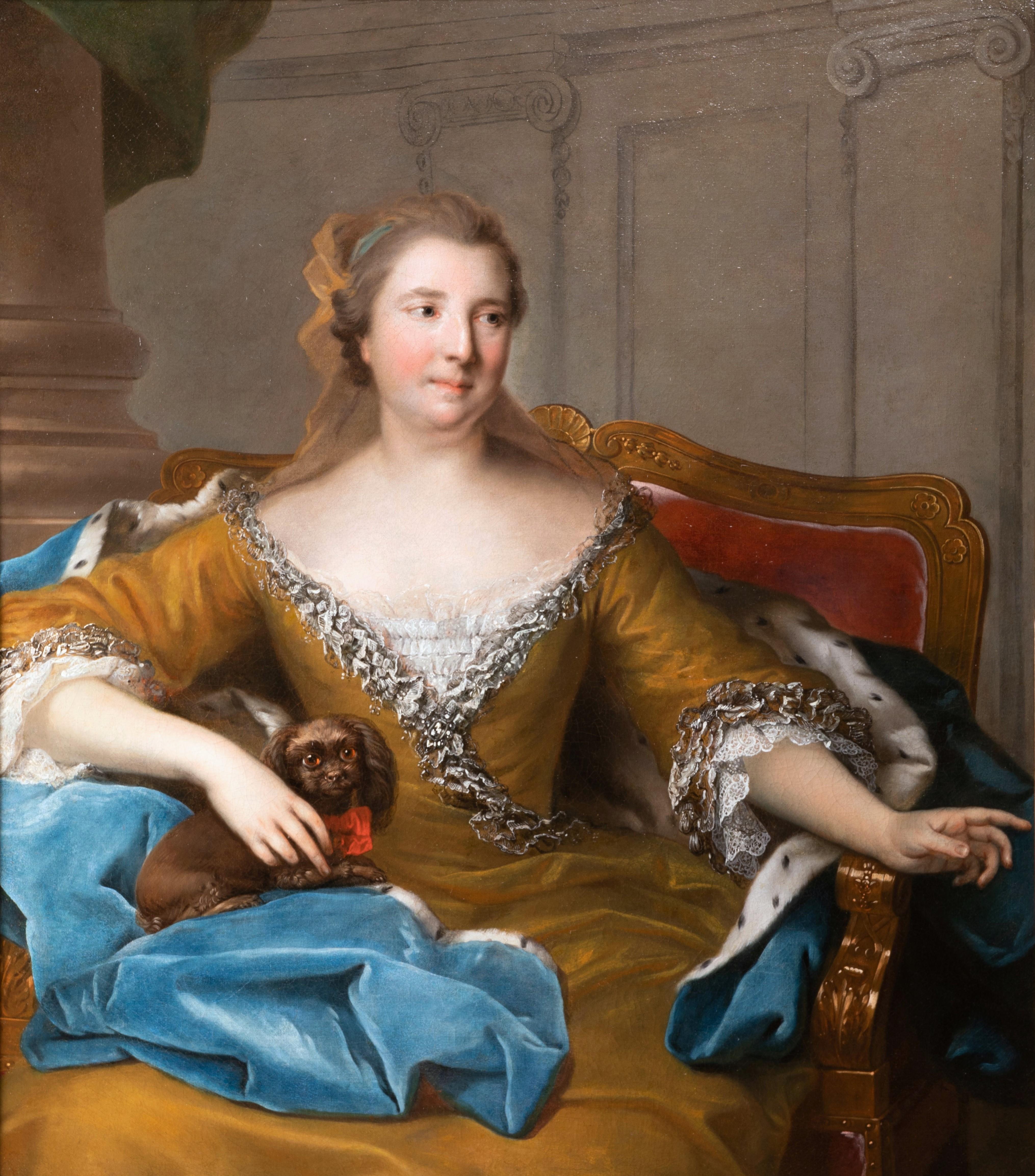 Jean-Marc Nattier (1685 - 1766) - Portrait of Charlotte de Hesse-Rheinfels For Sale 1