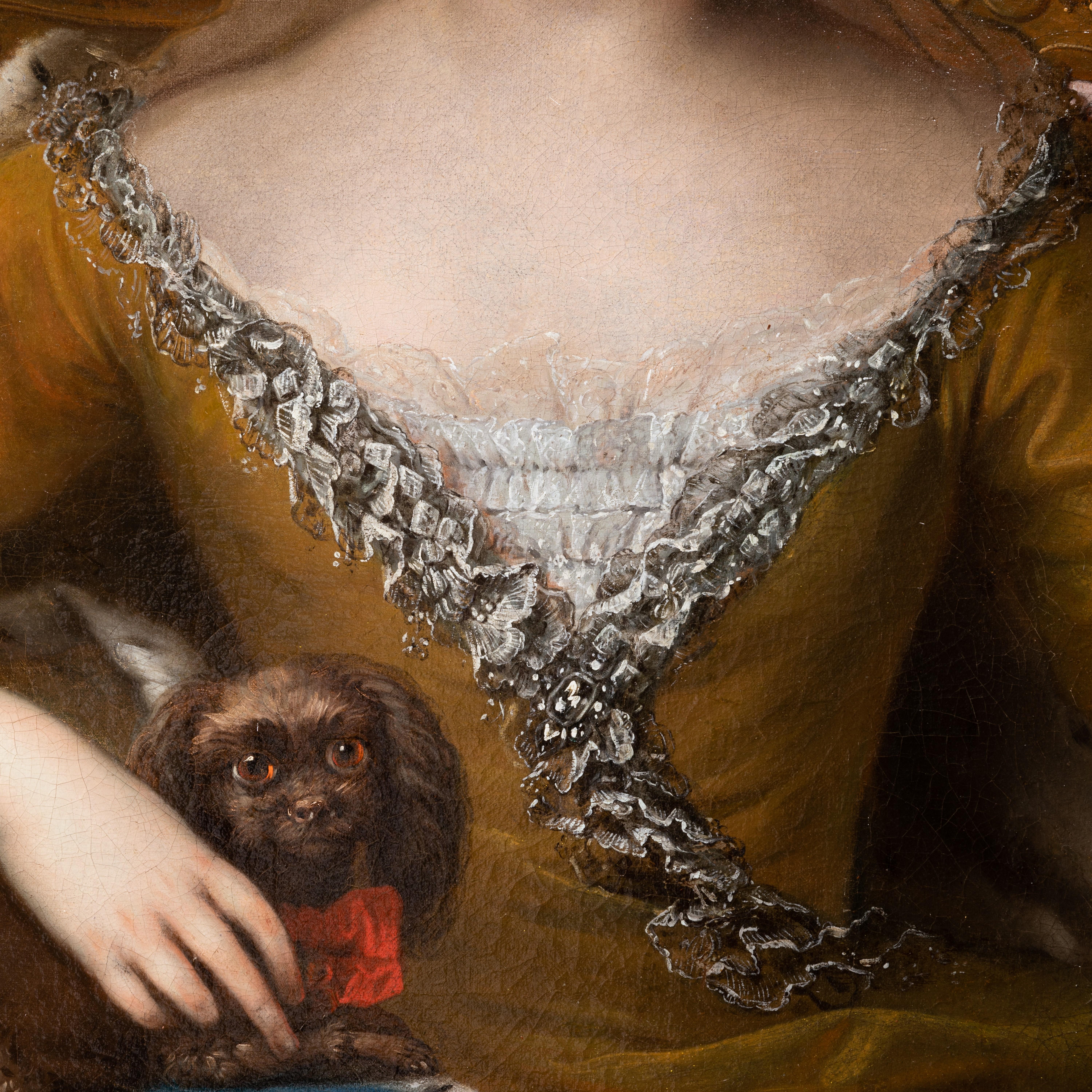 Jean-Marc Nattier (1685 - 1766) - Portrait of Charlotte de Hesse-Rheinfels For Sale 5