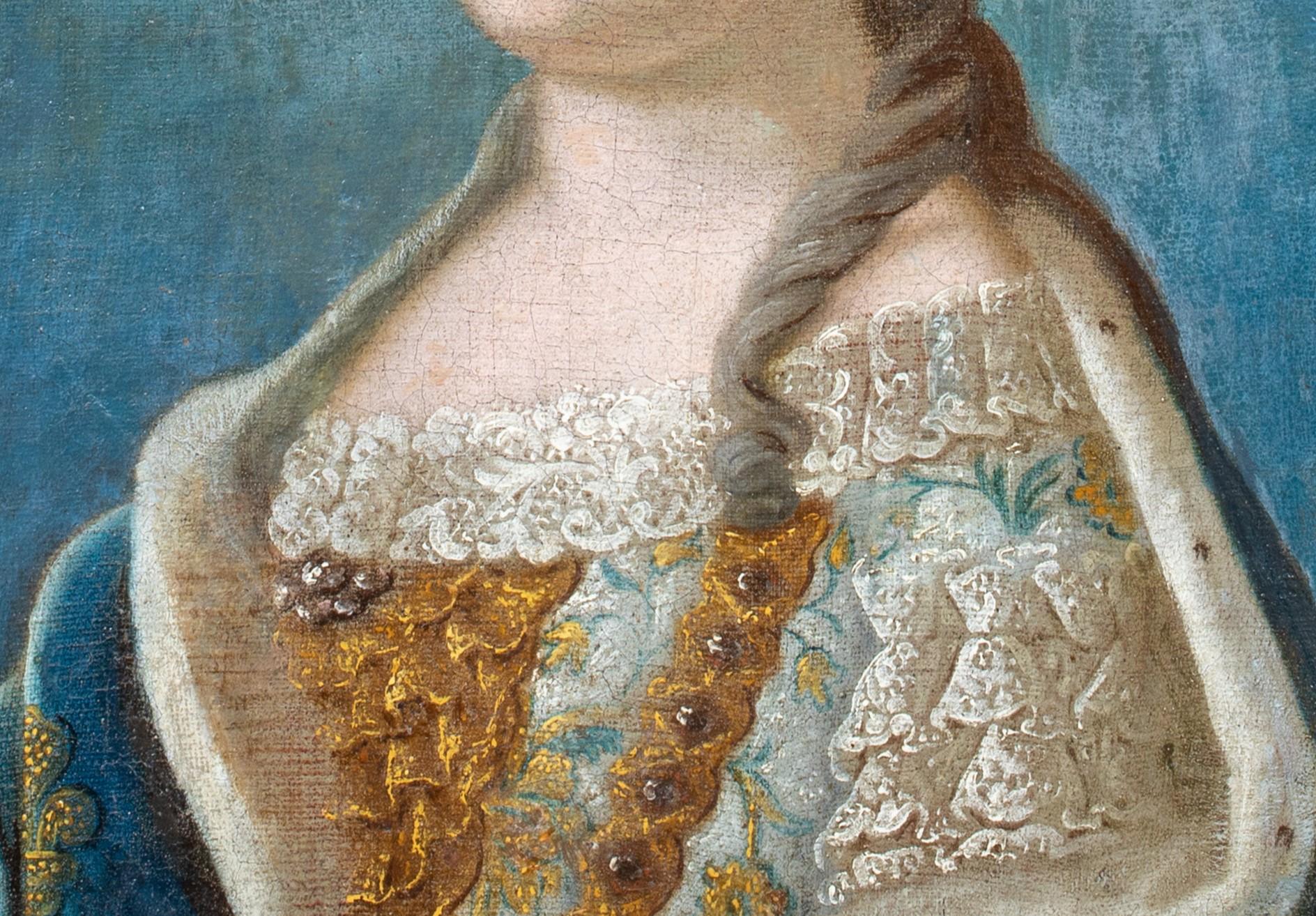 Portrait Of Marie Leszczyńska, Queen Of France (1703-1768), 18th Century For Sale 1