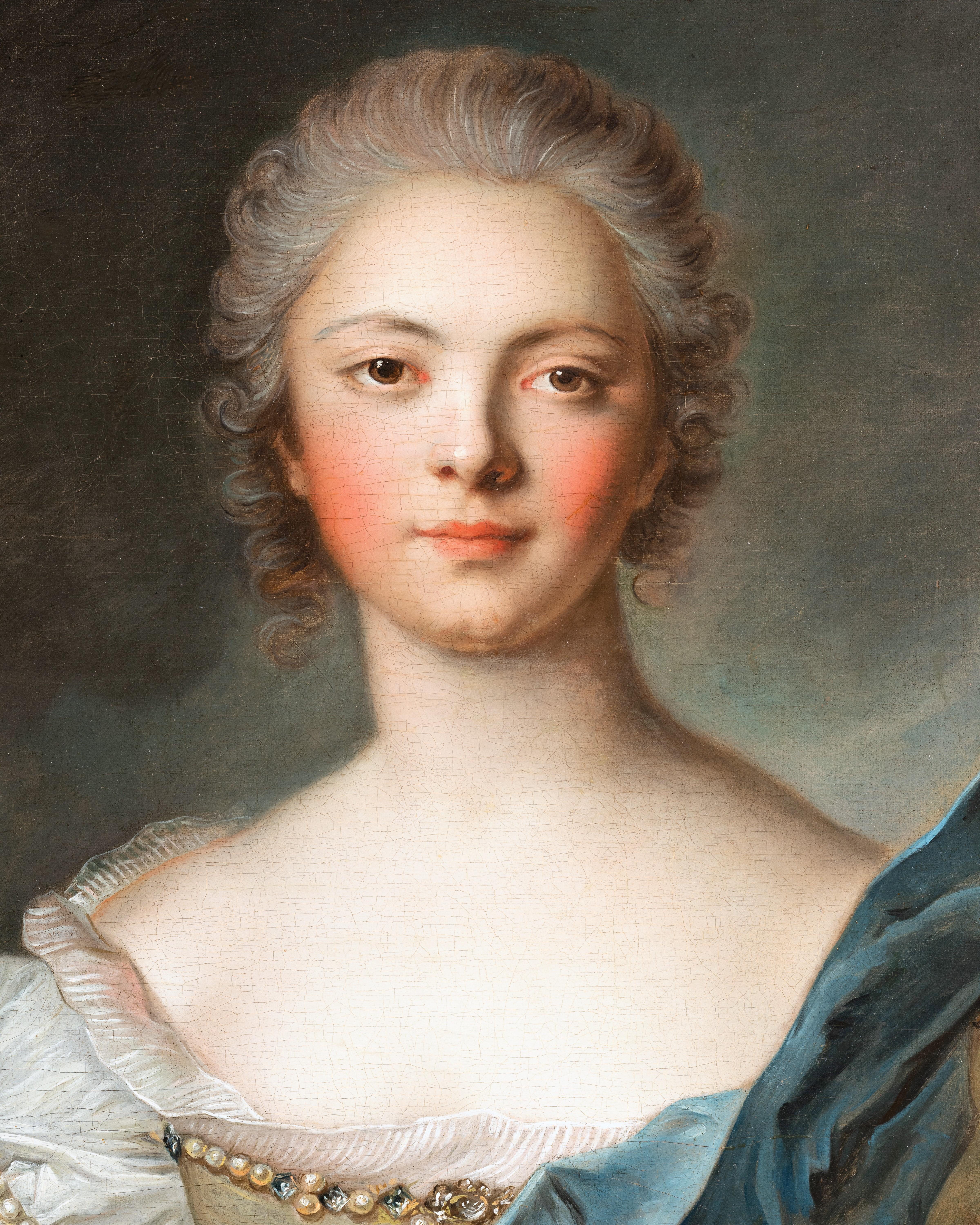 Princess of Soubise - Studio of Jean-Marc Nattier (1685 - 1766) mid-18th century 2