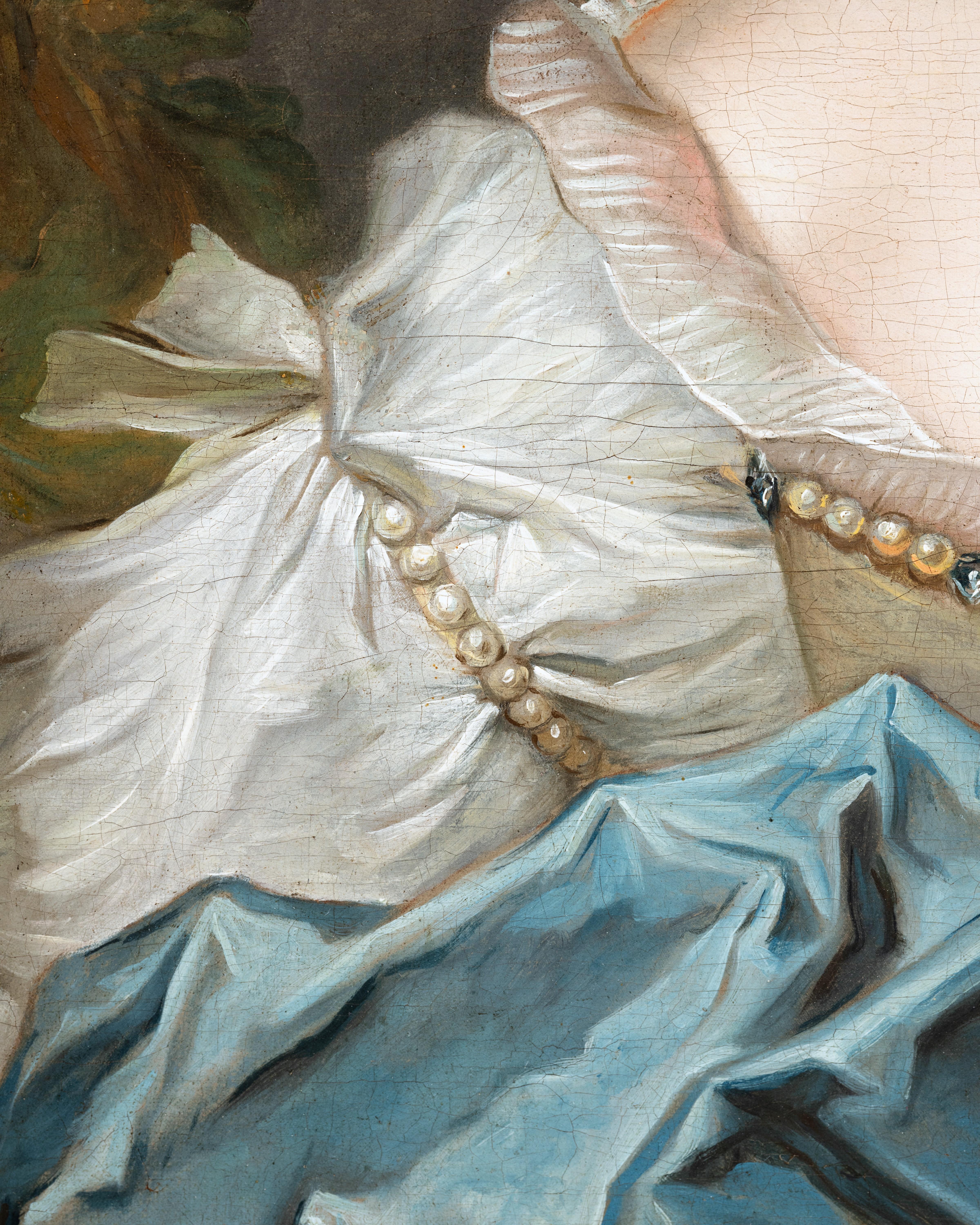 Princess of Soubise - Studio of Jean-Marc Nattier (1685 - 1766) mid-18th century 3