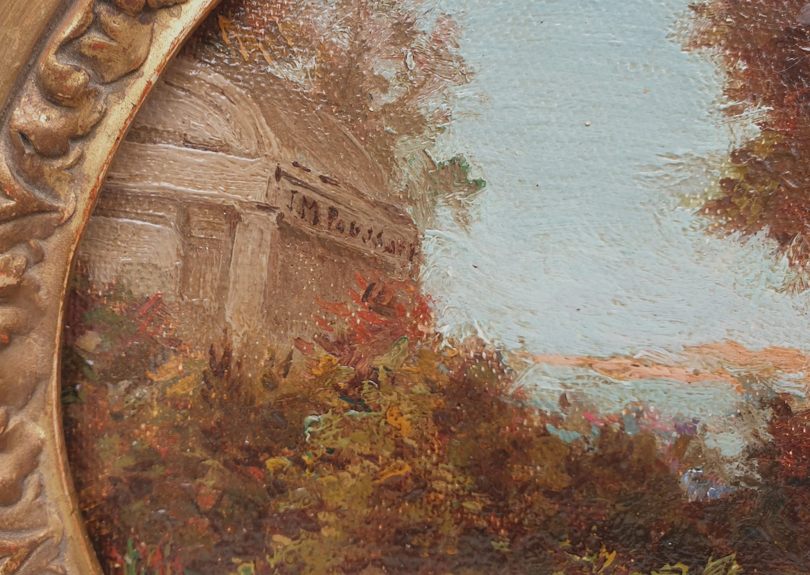 Jean Marcel POUSSART Sedan (Ardennes), 1891 – 1972 Oil on canvas 19 x 25 cm (26.5 x 32.5 cm with the frame) Signed upper left 