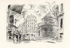 Gravure originale du Faubourg Saint-Honore
