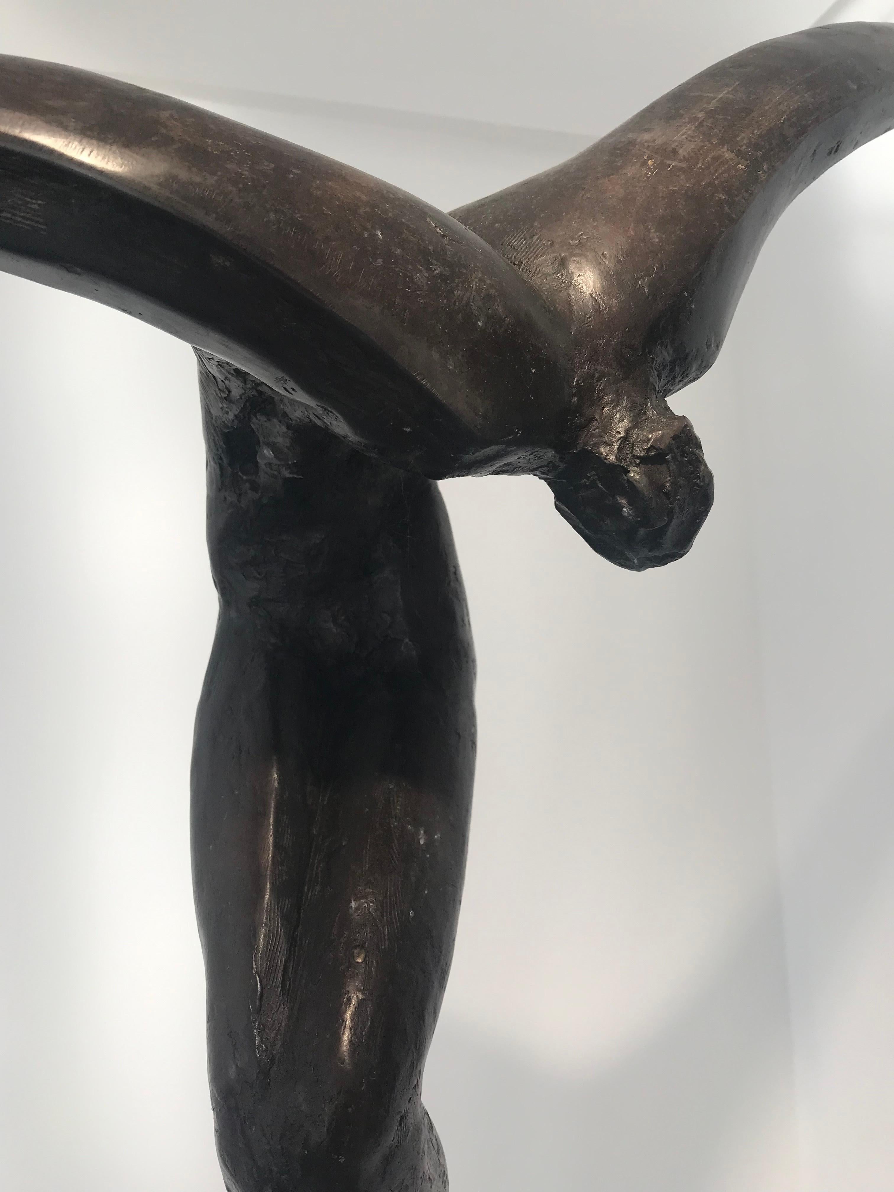 L'envol (Zeitgenössisch), Sculpture, von Jean-Marie Fondacaro