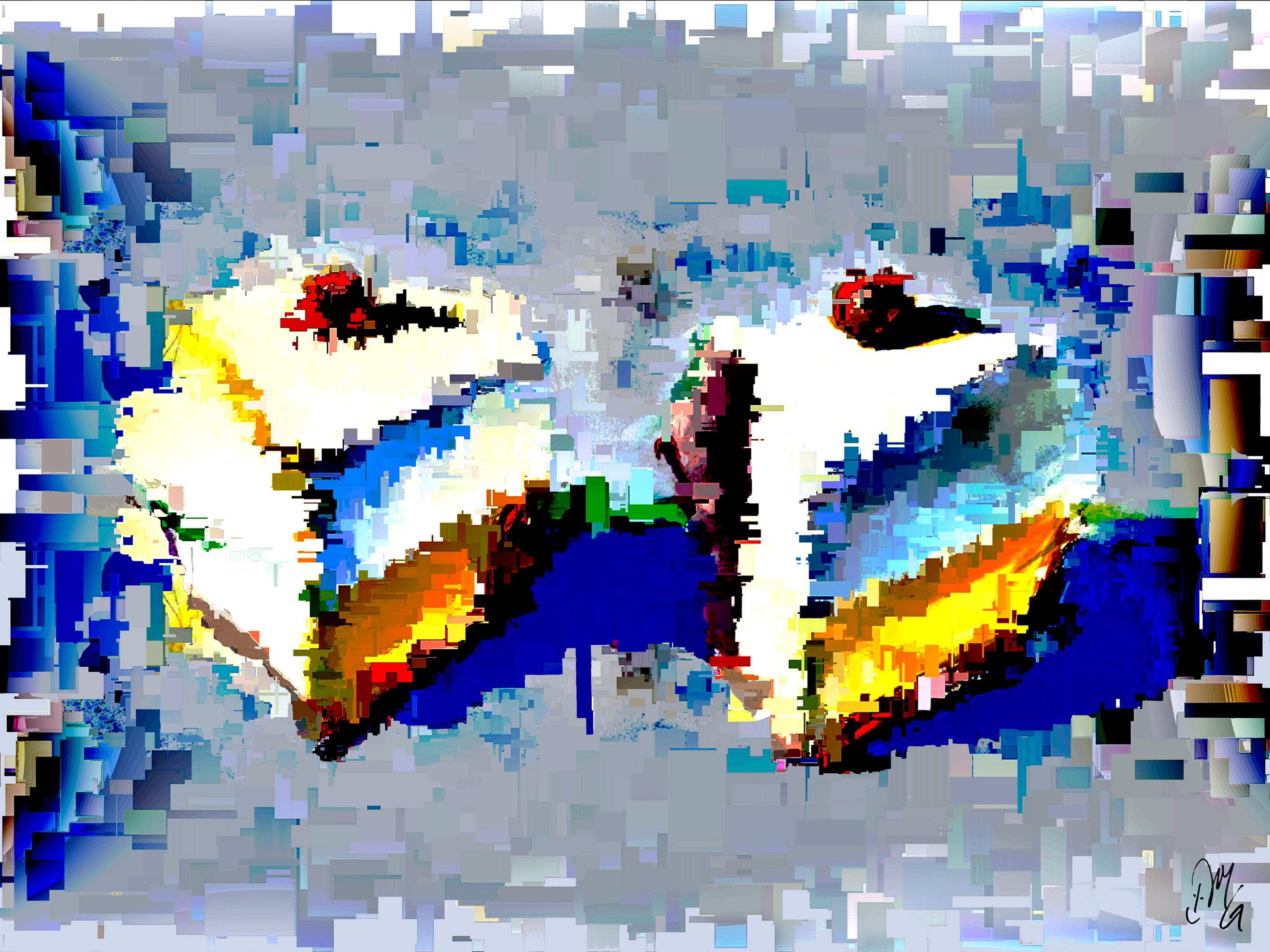 Horizontal Mixed Media