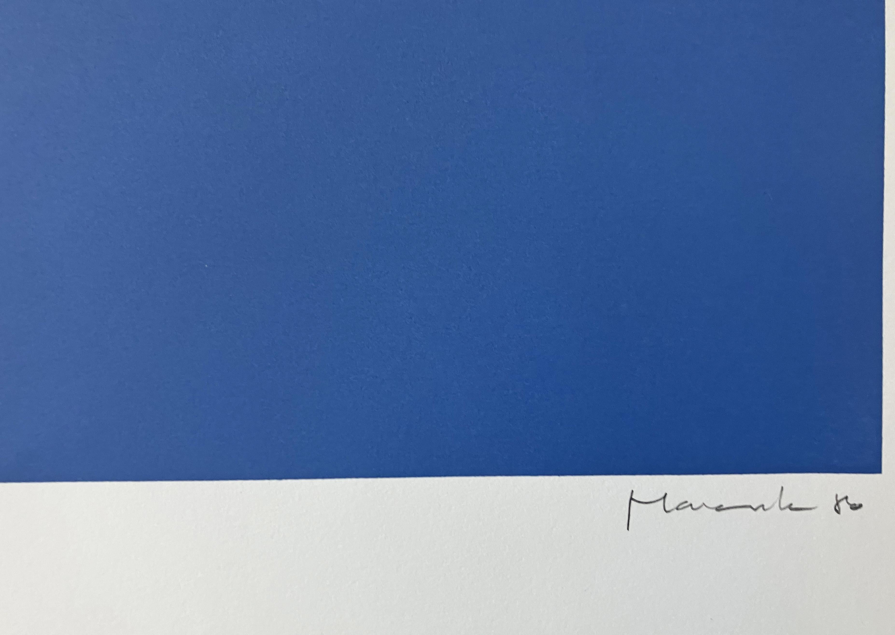 Triangolo delle Bermuda - Print Astrattismo geometrico di Jean-Marie Haessle