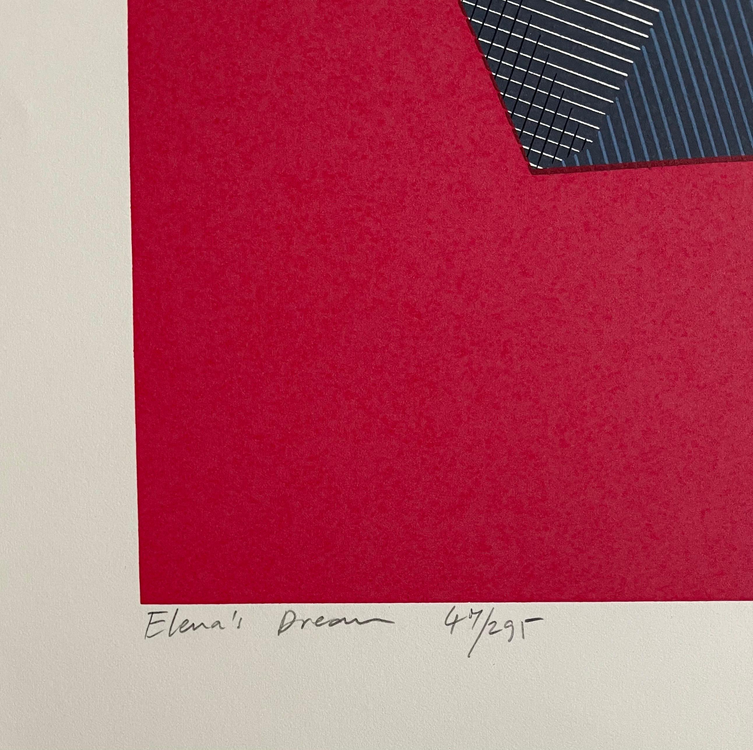 Jean-Marie Haessle Abstrait Géométrique Op Art Sérigraphie Lithographie en vente 1