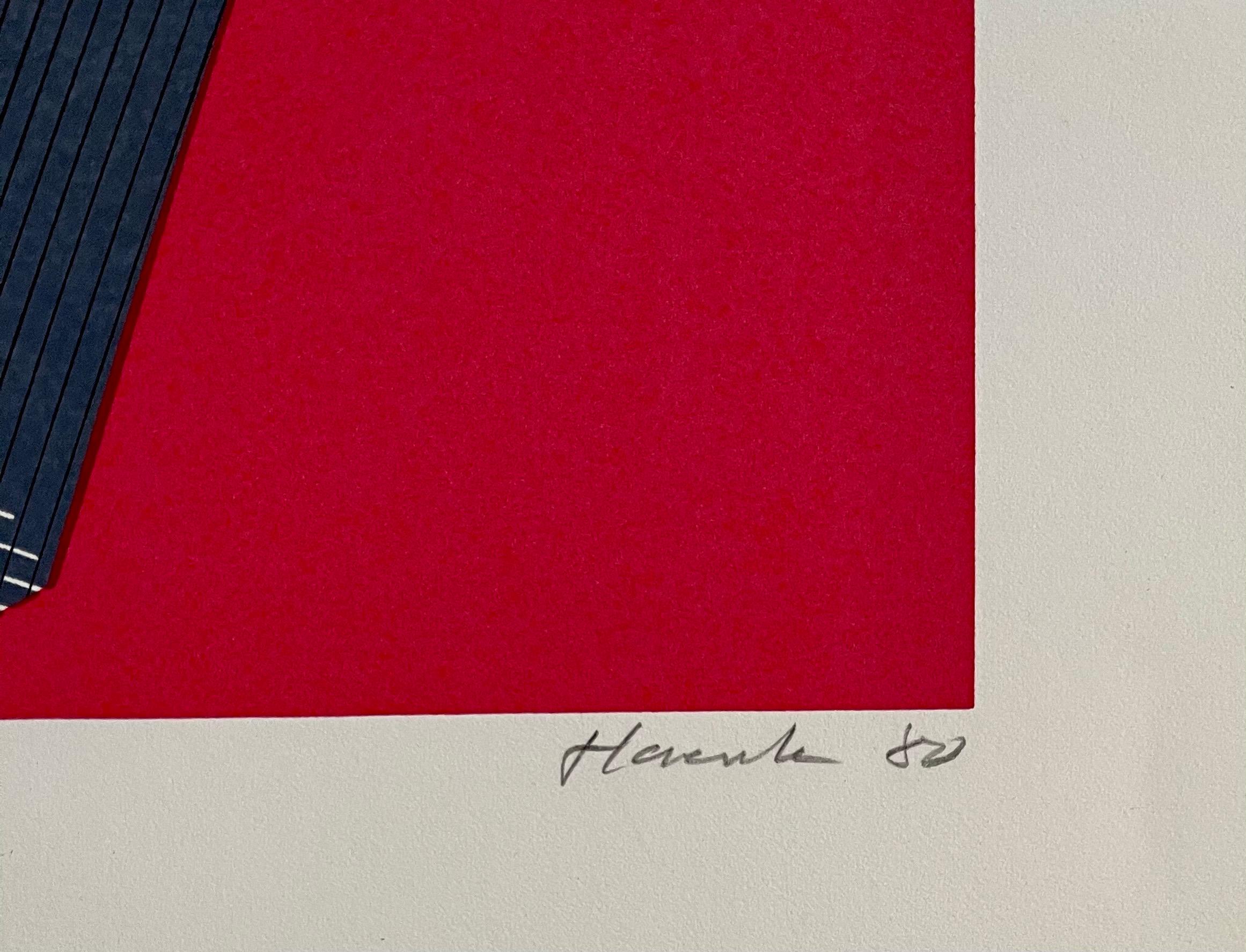 Jean-Marie Haessle Abstrait Géométrique Op Art Sérigraphie Lithographie en vente 2