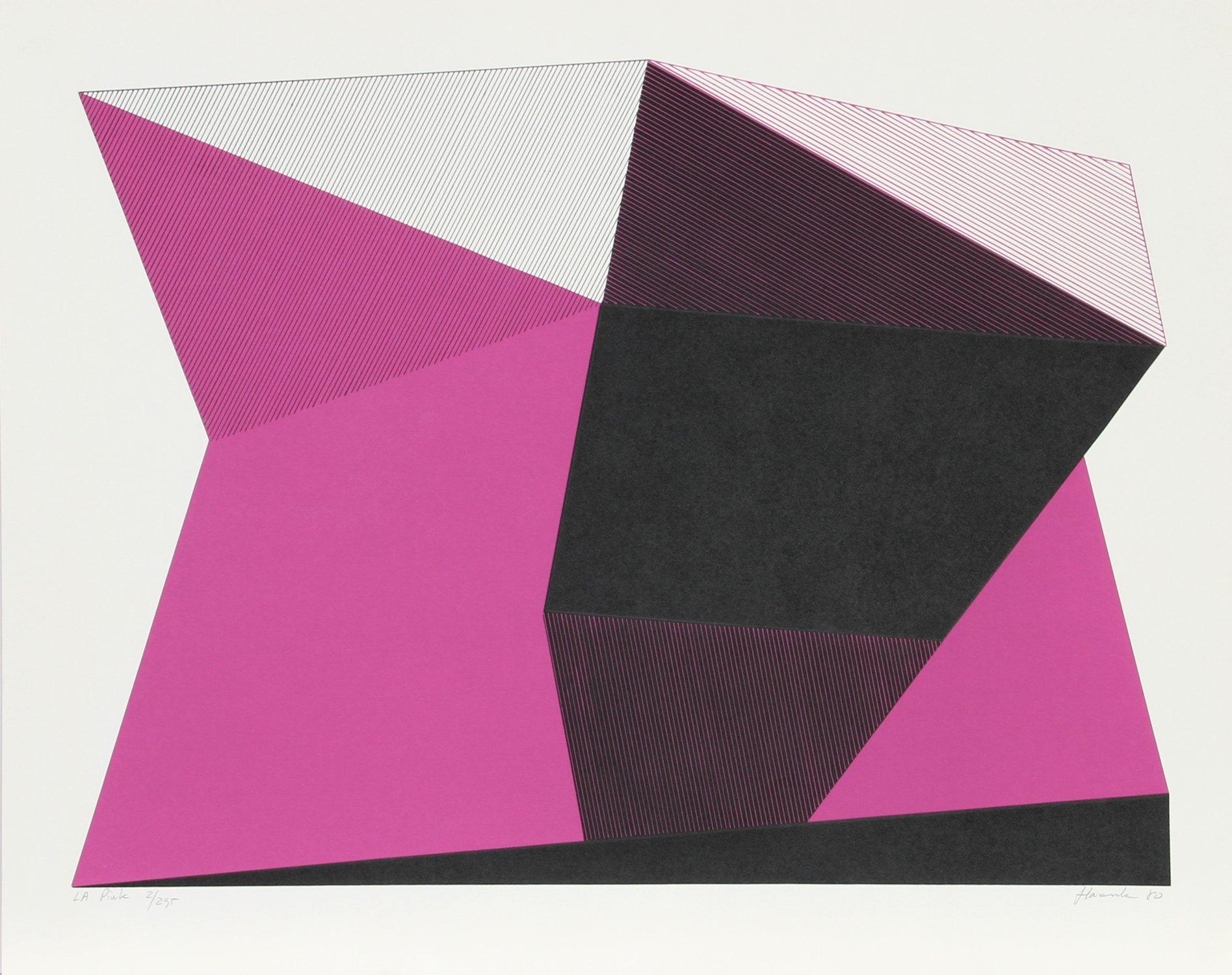 Artista: Jean-Marie Haessle, estadounidense (1939 - )
Título: L.A. Rosa
Año: 1980
Medio: Serigrafía, firmada y numerada a lápiz
Edición: 295
Tamaño del papel: 58,42 x 73,66 cm (23 x 29 pulgadas)