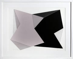 Symmetries, Geometric Abstract Screenprint by Jean-Marie Haessle