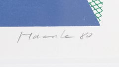 To and Fro, Abstrakter Siebdruck von Jean-Marie Haessle