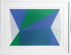 To and Fro, Abstract Screen Print by Jean-Marie Haessle