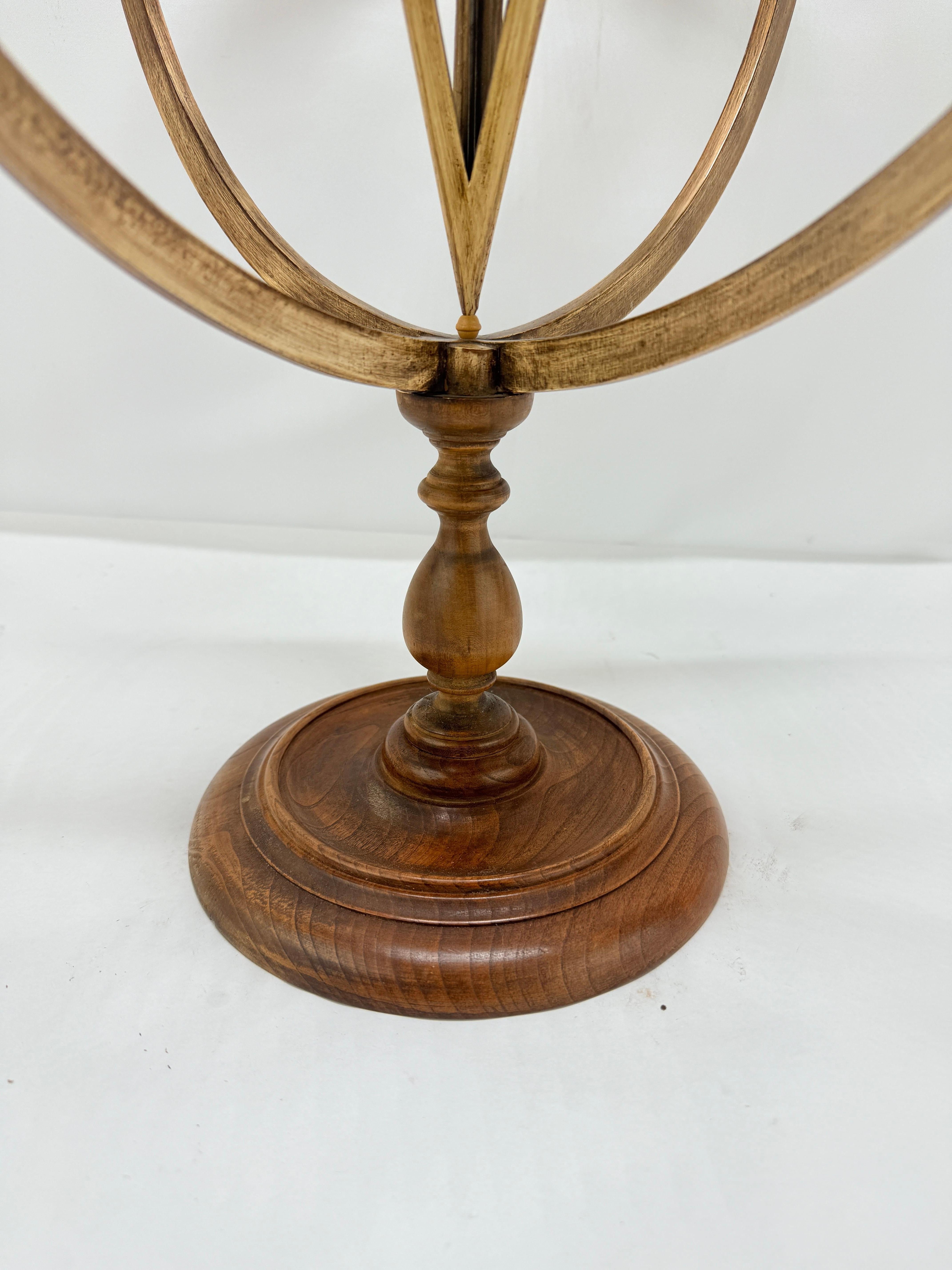 Jean-Marie Malzieu (n. 1948), Escultura Esfera armilar giratoria en Bueno estado para la venta en Atlanta, GA