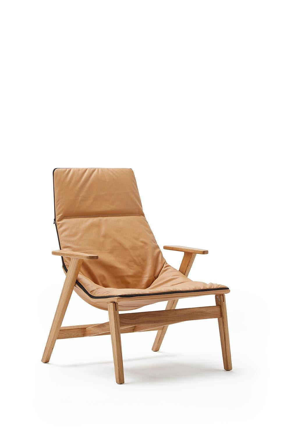 Moderne Jean-Marie Massaud, fauteuil de salon Ace avec bras, Viccarbe, 2009 en vente