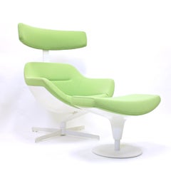 Jean-Marie Massaud, Auckland Lounge Chair and Ottoman, Cassina, 2005