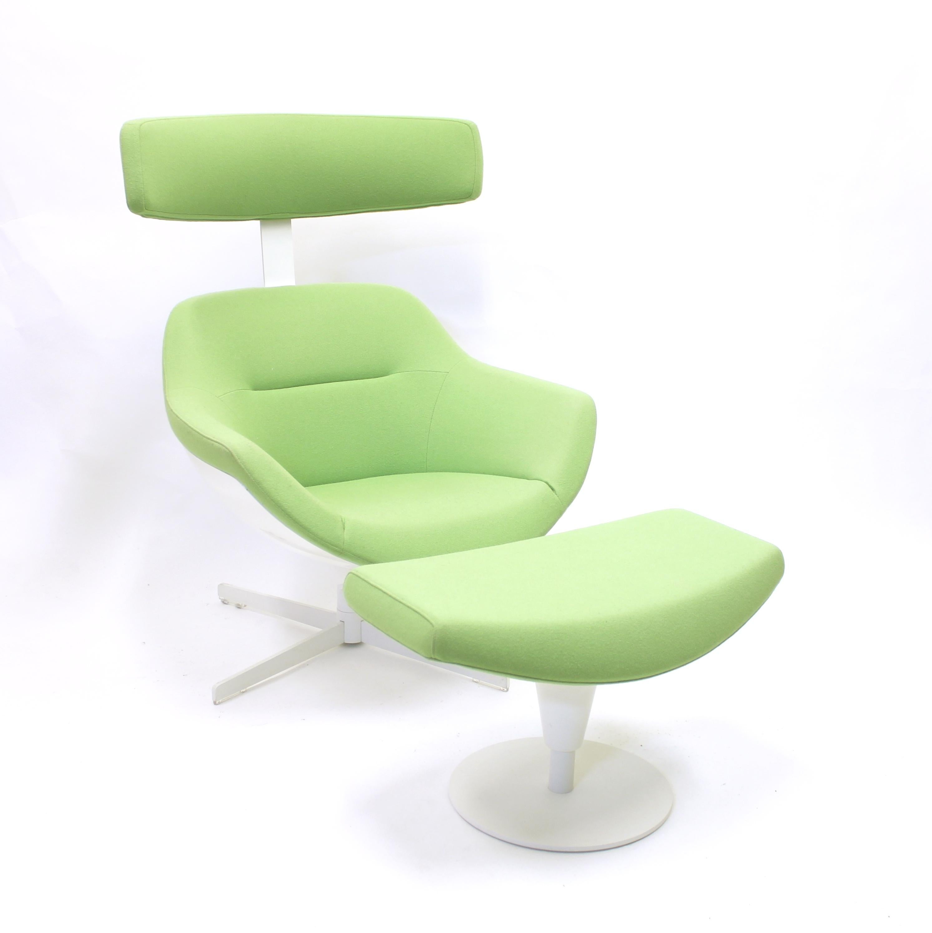 Modern Jean-Marie Massaud, Auckland Lounge Chair and Ottoman, Cassina, 2005 For Sale