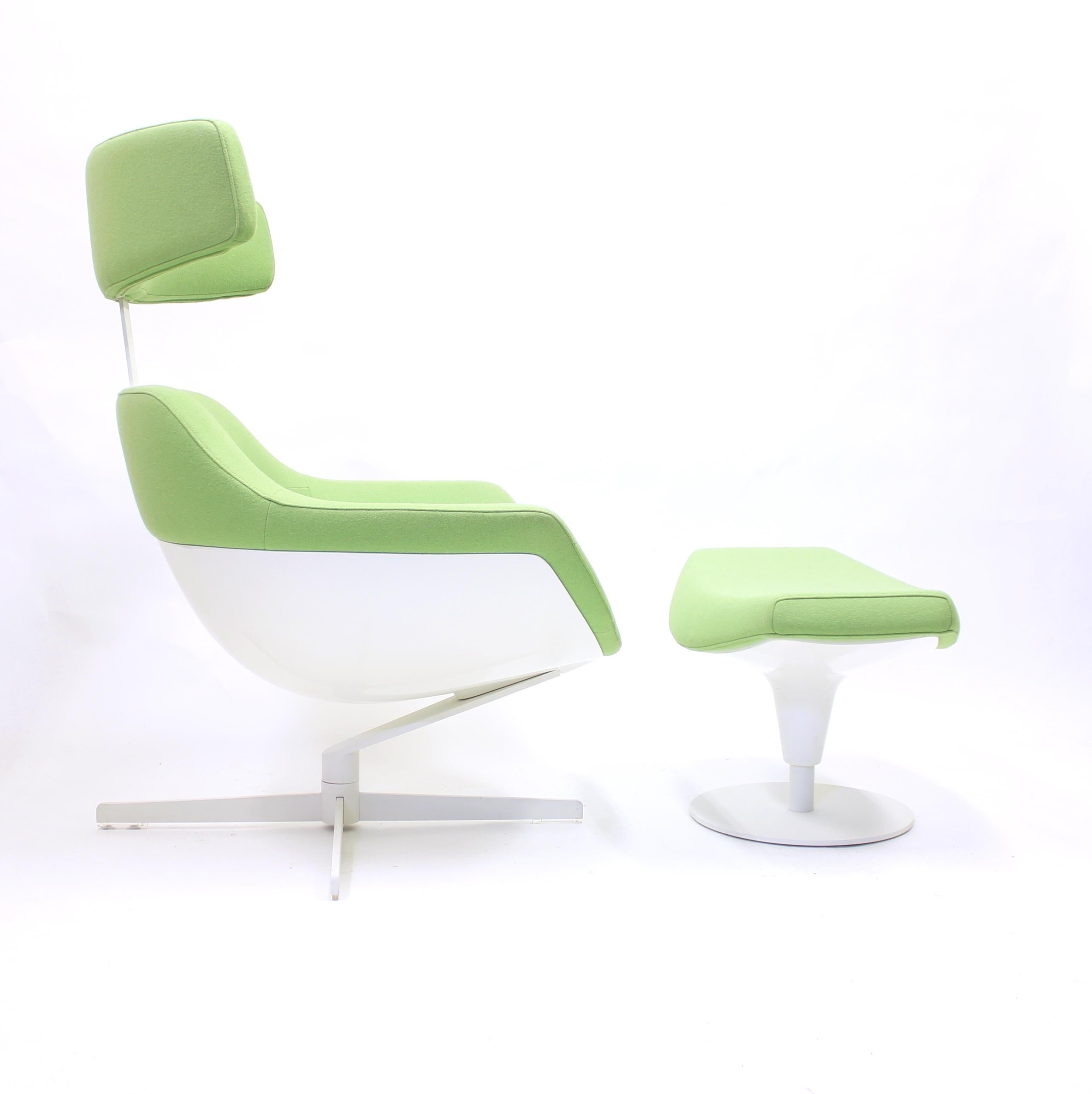 Italian Jean-Marie Massaud, Auckland Lounge Chair and Ottoman, Cassina, 2005 For Sale