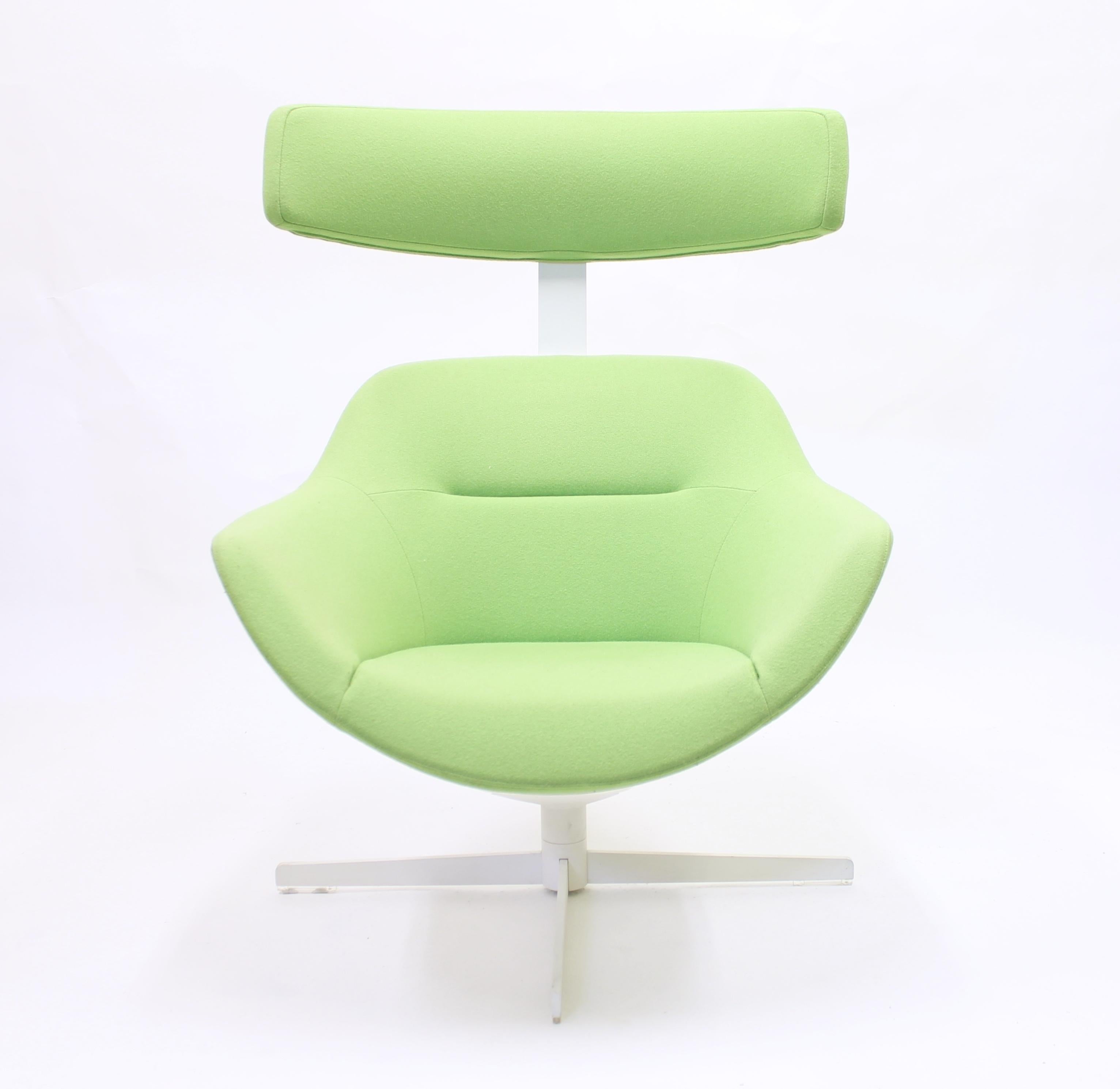 Metal Jean-Marie Massaud, Auckland Lounge Chair and Ottoman, Cassina, 2005 For Sale
