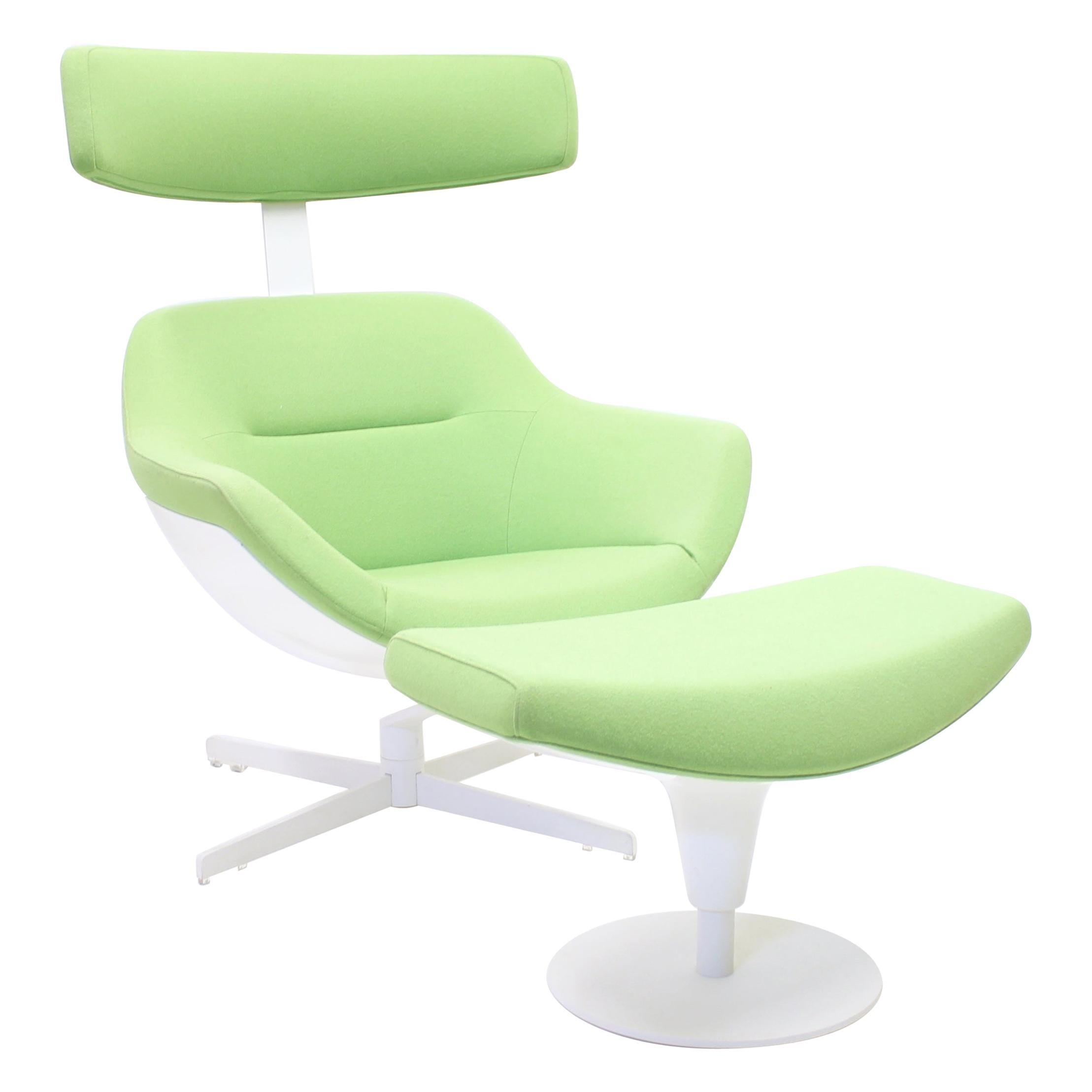 Jean-Marie Massaud, Auckland Lounge Chair and Ottoman, Cassina, 2005 For Sale