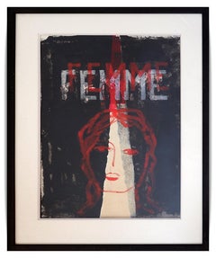 Jean-Marie Planques (1932-1992) "FEMME" - Works on Paper - Sold as a set