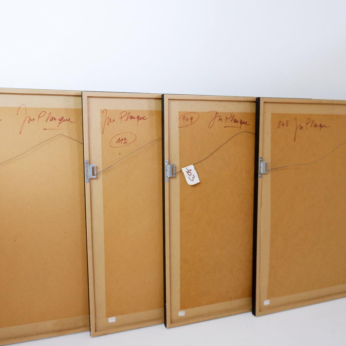 Jean-Marie Planques (1932-1992) „FEMME“ – Arbeiten auf Papier – Verkauf als Set (Moderne) im Angebot