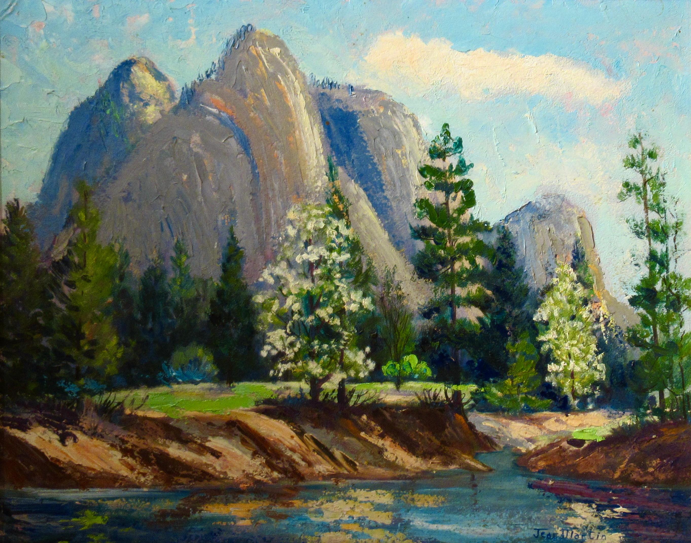 Yosemite  - Painting by Jean Martin