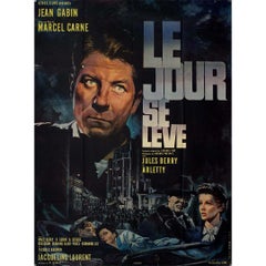 Circa 1960 original movie poster for the iconic French film "Le Jour Se Lève"