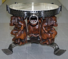 Jean Maurice Rothschild 1902-1998 Table basse occasionnelle à plateau en marbre