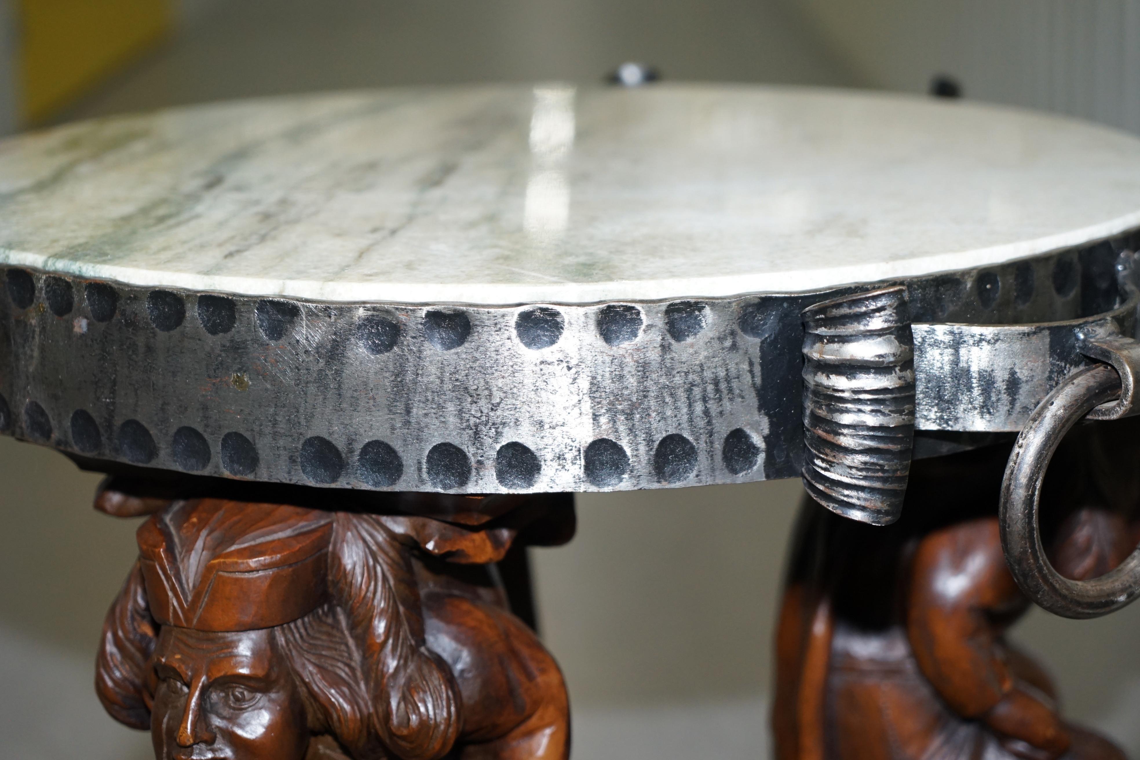 20th Century Jean Maurice Rothschild 1902-1998 Marble-Top Occasion Occasional Coffee Table