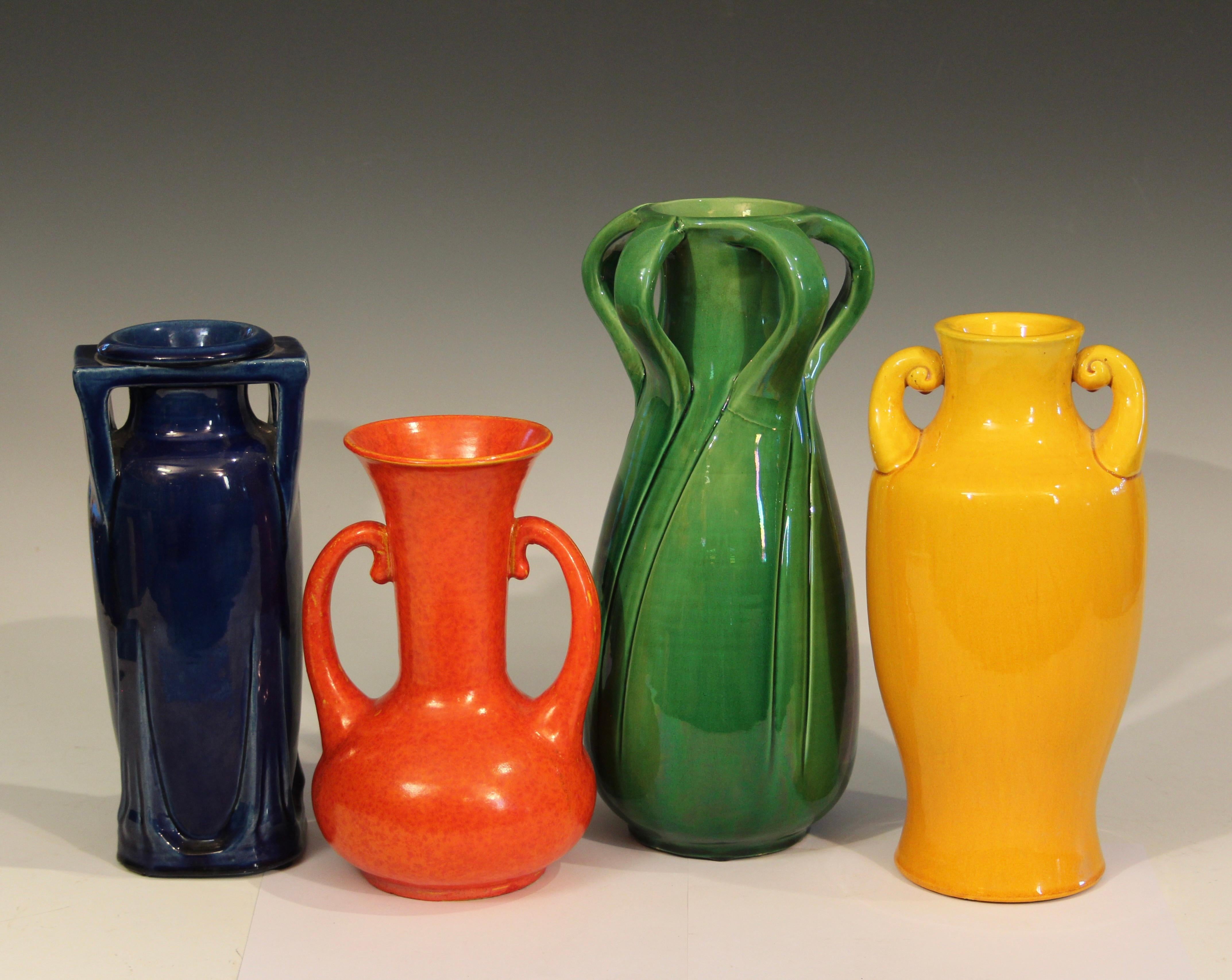 Jean Mayodon French Art Deco Gilt Pottery Vintage 1920s Vase Lamp For Sale 7