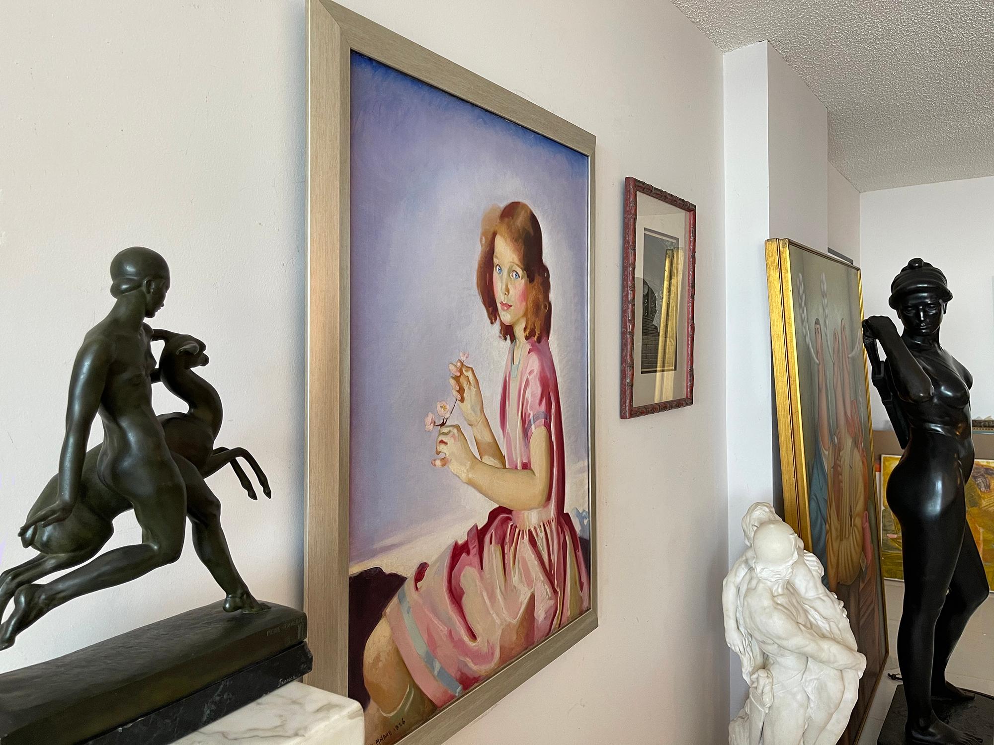 Retrato de Dorothy Thompson (La rosa salvaje) - Artista femenina en venta 5