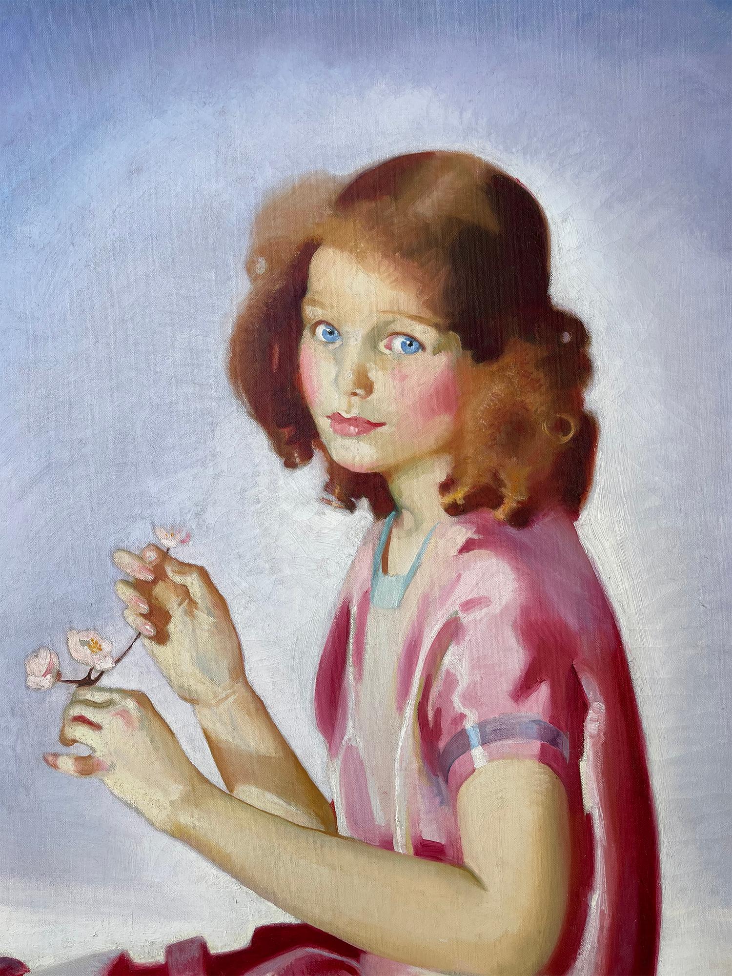 Porträt von Dorothy Thompson (Die Wildrose) – weibliche Künstlerin (Akademisch), Painting, von   Jean (McLane) MacLane