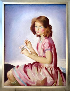 Portrait of Dorothy Thompson (The Wild Rose)  Like Robert  Henri - Female Artist