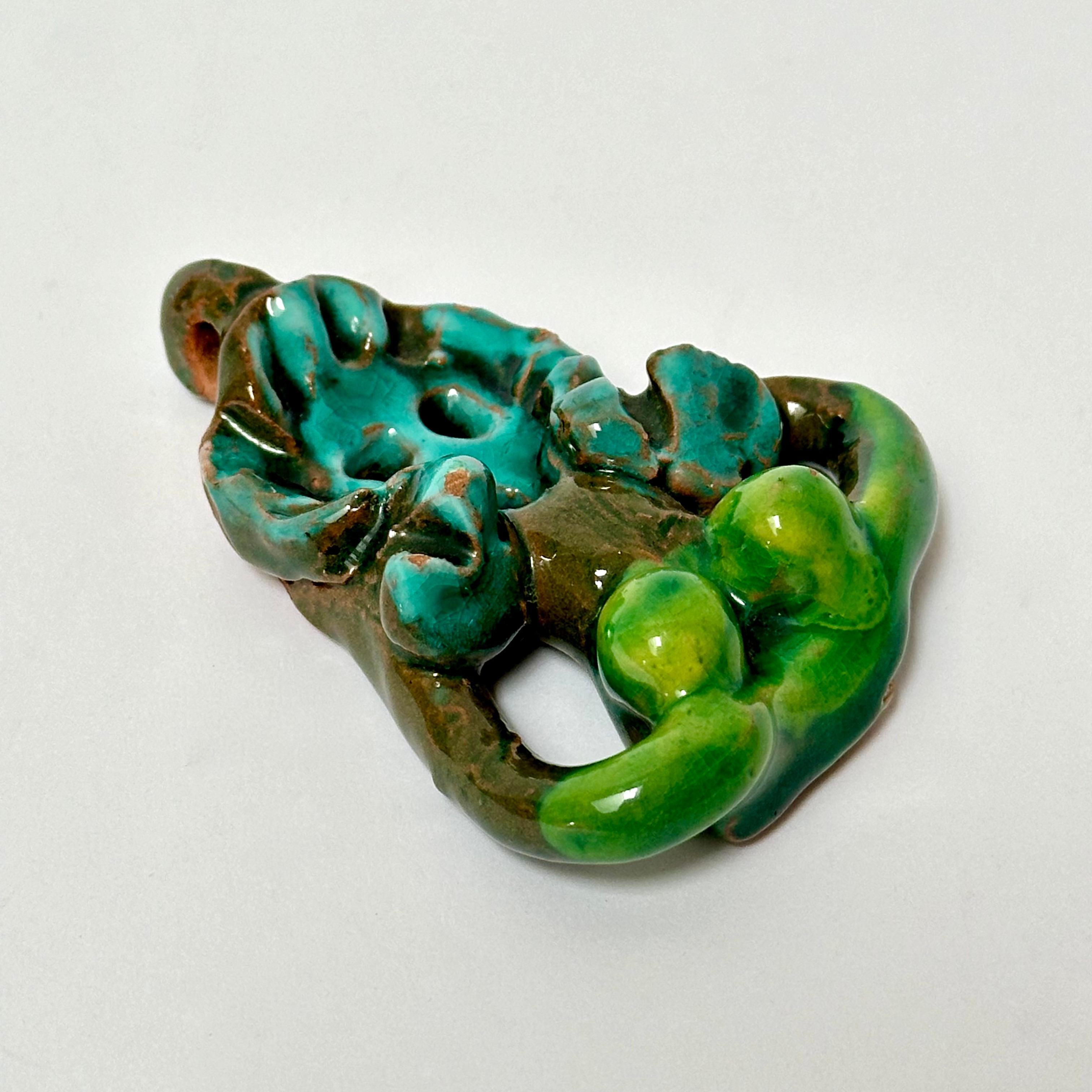 Mid-Century Modern Jean Mégard, Ceramic Medallion, Biot c. 1950 For Sale