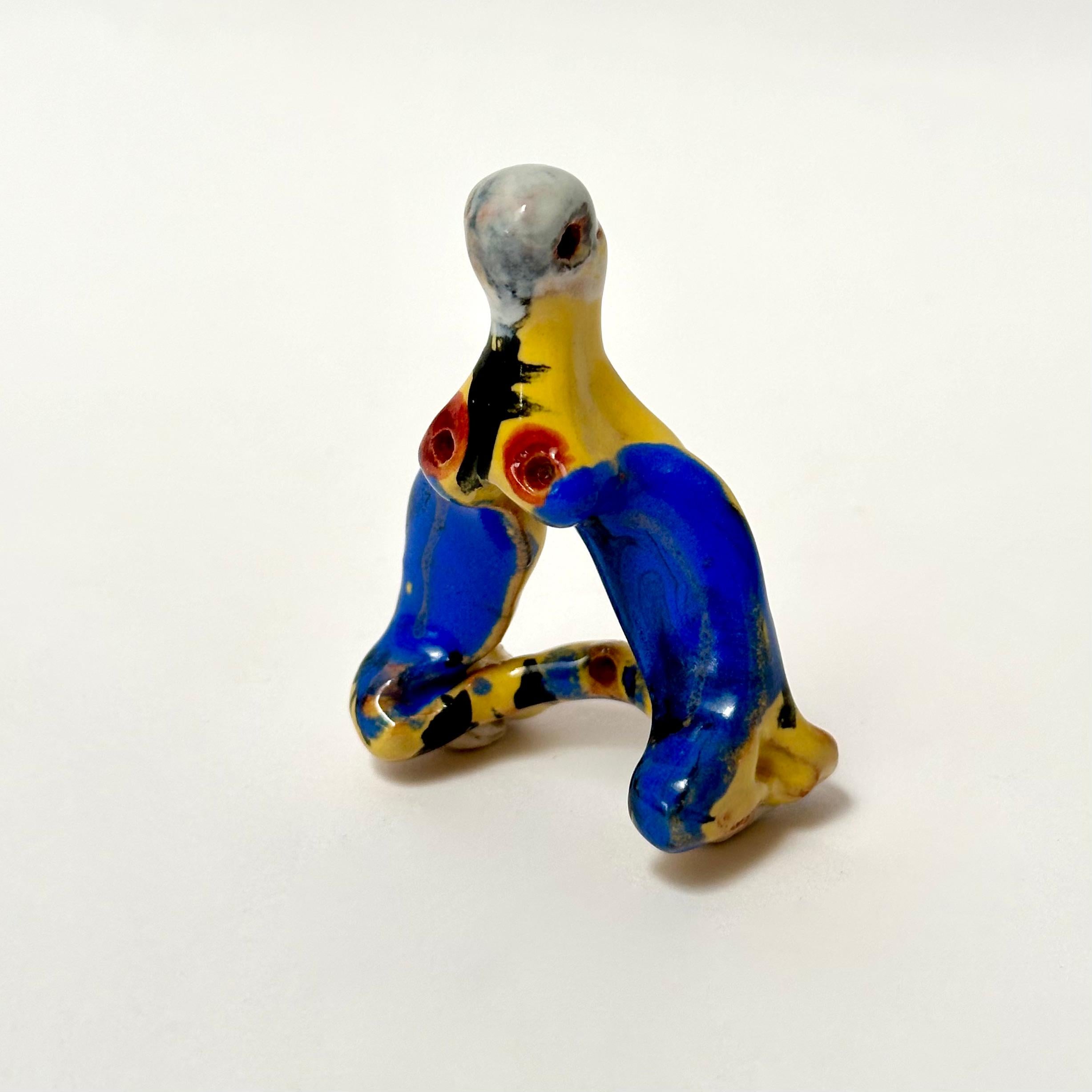 French Jean Mégard, Ceramic Medallion, Biot c. 1950 For Sale