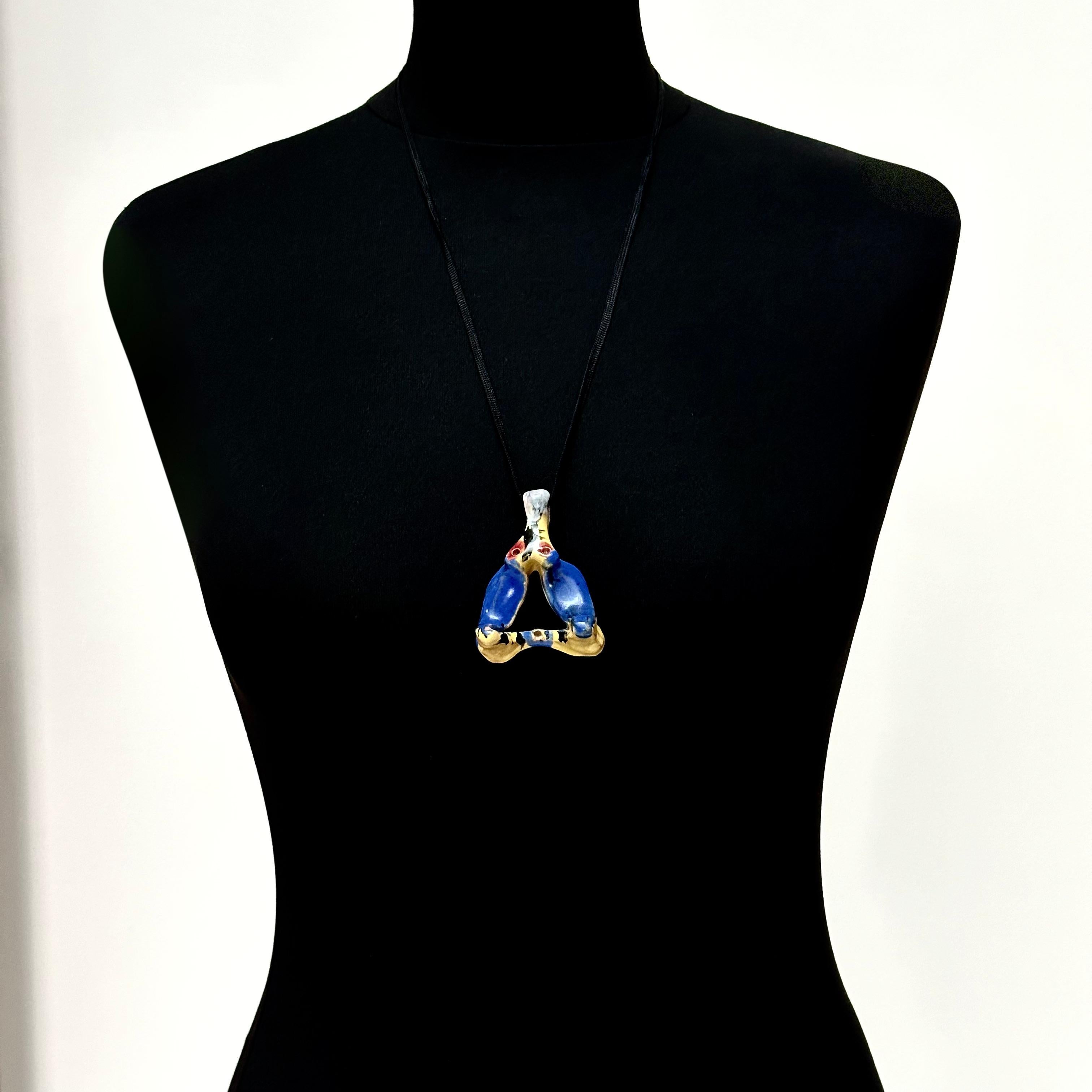 Jean Mégard, Ceramic Medallion, Biot c. 1950 In Good Condition For Sale In St Ouen, FR