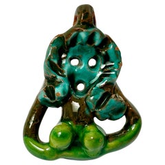 Jean Mégard, Médaillon en céramique, Biot c.C. 1950