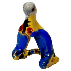 Jean Mégard, Médaillon en céramique, Biot c.C. 1950