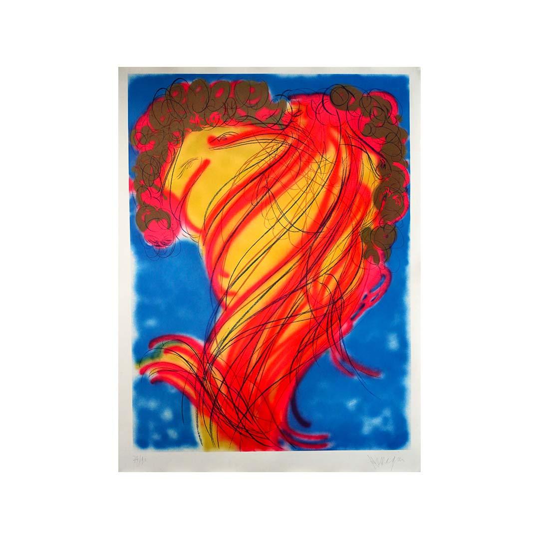 Original lithograph by Jean Messagier - Nouvelle École de Paris For Sale 1