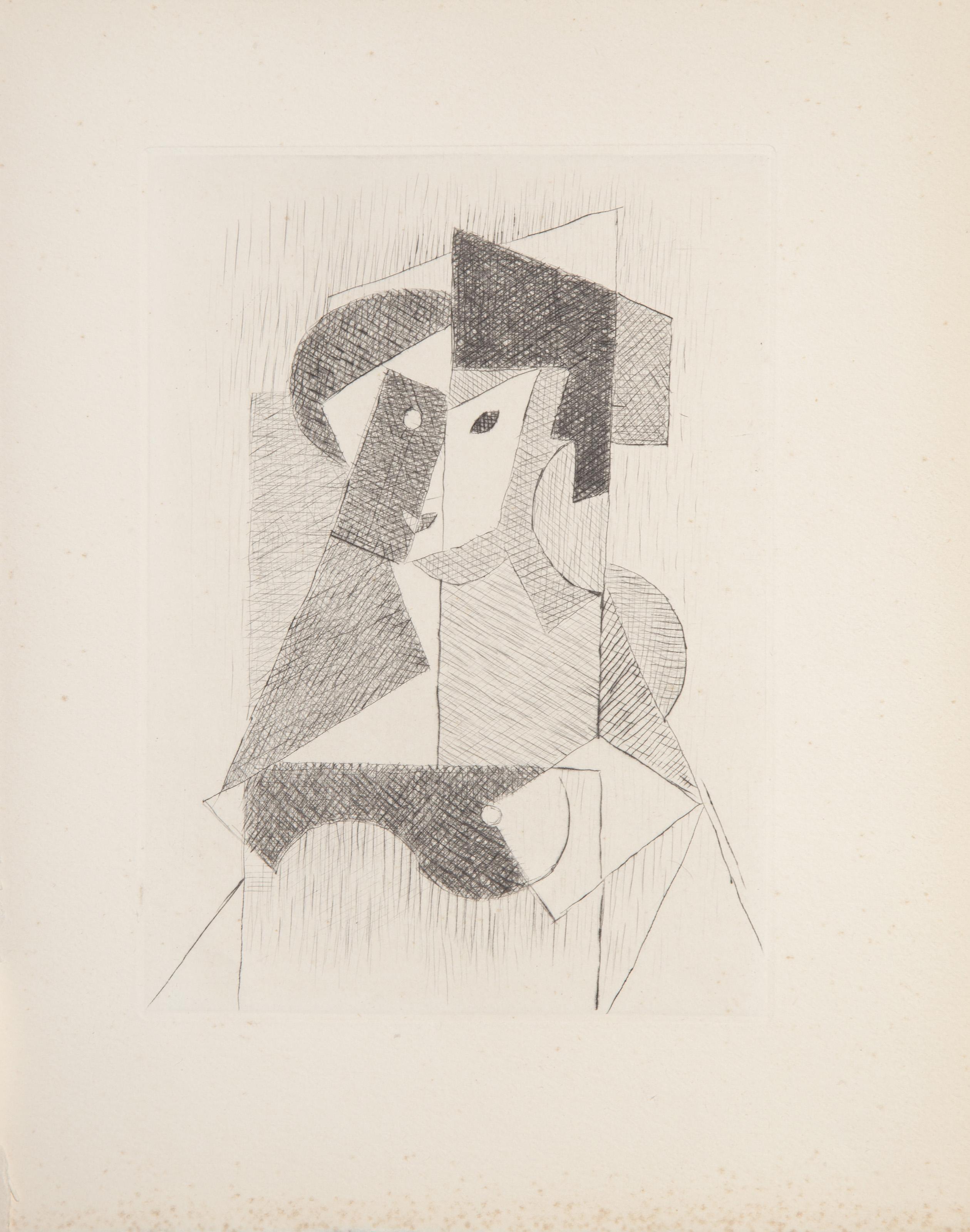 Femme, puntasecca cubista di Jean Metzinger 3