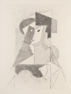 Femme, puntasecca cubista di Jean Metzinger