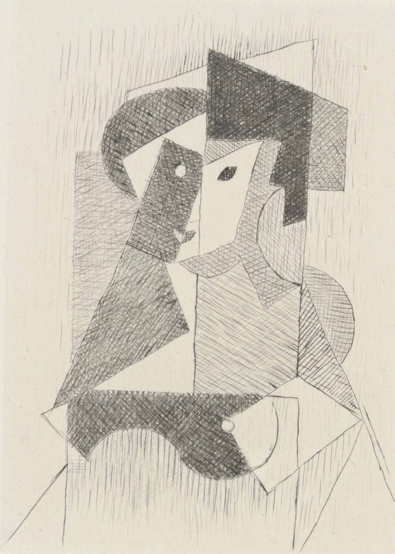 Jean Metzinger Figurative Print – Metzinger, Femme à sa Toilette (Metzinger, AM-18-013), Du cubisme (nach)